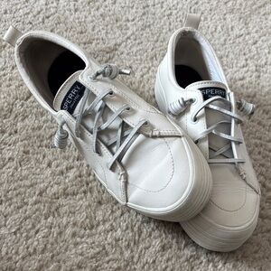 Sperry Women's White Athletic Shoes